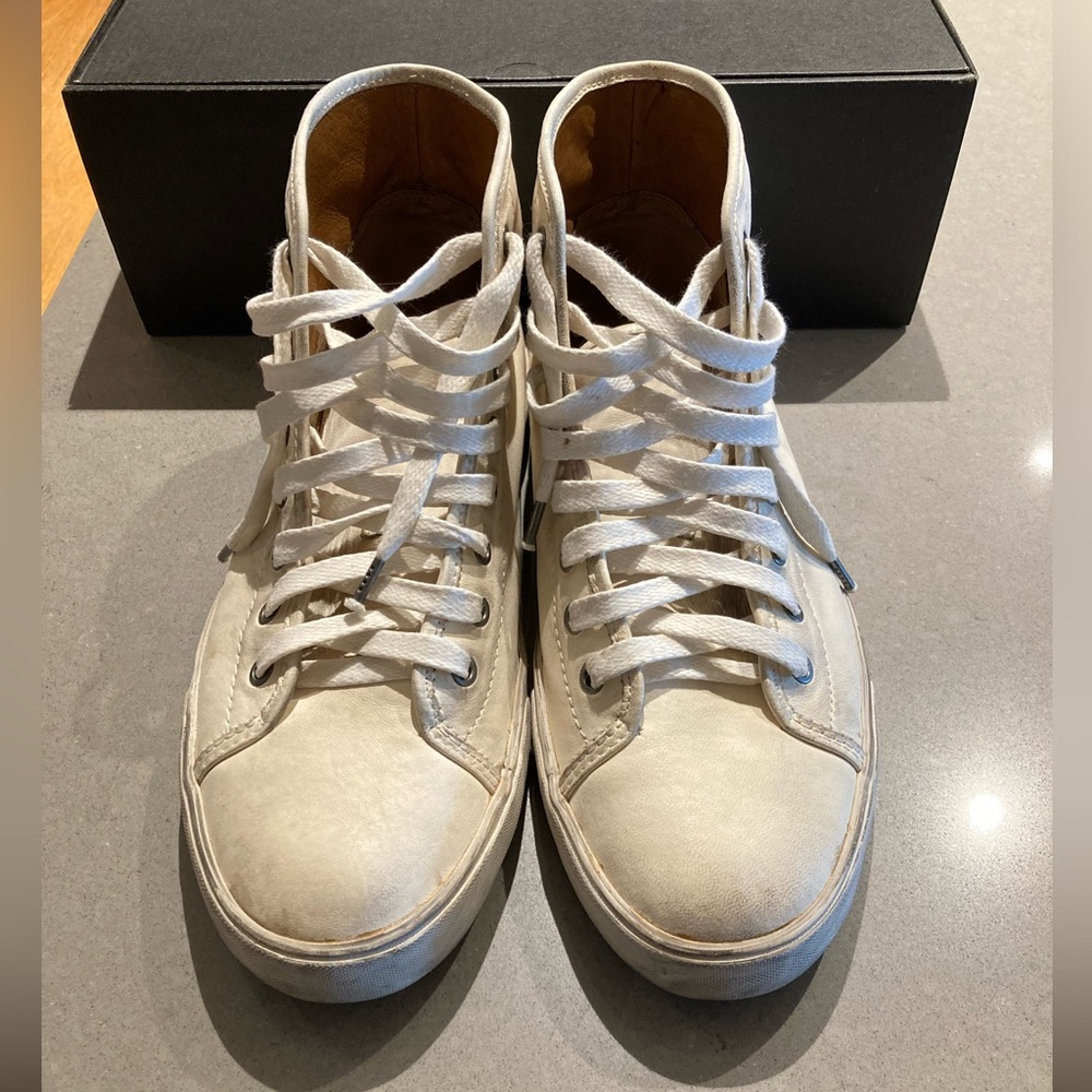 Frye & Co Boot Brett High Men’s 11M White Leather